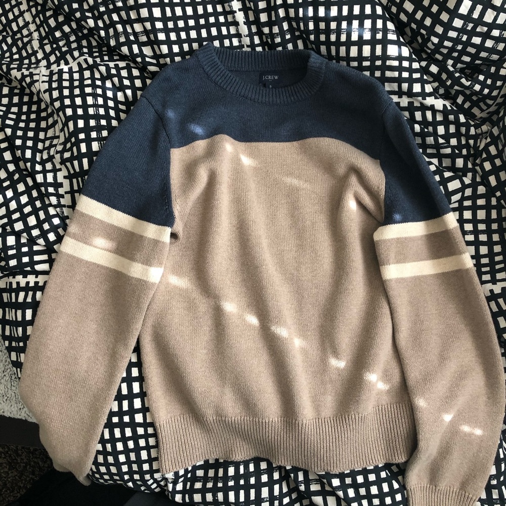 J.crew color block sweater